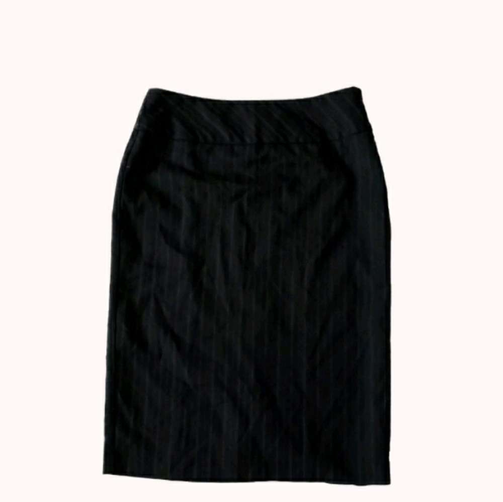 Talula Babaton Dark Pinstripe Skirt